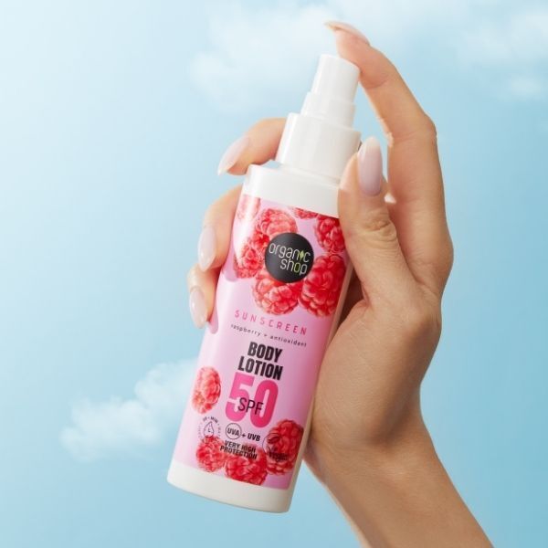 Organic Shop Sunscreen Body Lotion 50 SPF 150ml