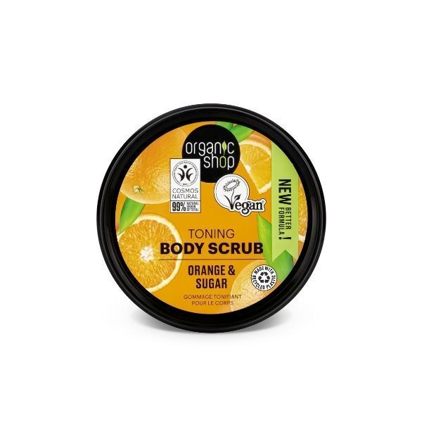 Organic Shop Toning Body Scrub Orange & Sugar 250ml