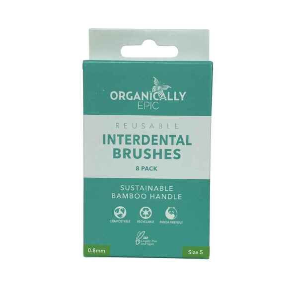 Organically Epic Bamboo Interdental Brushes - Size 5