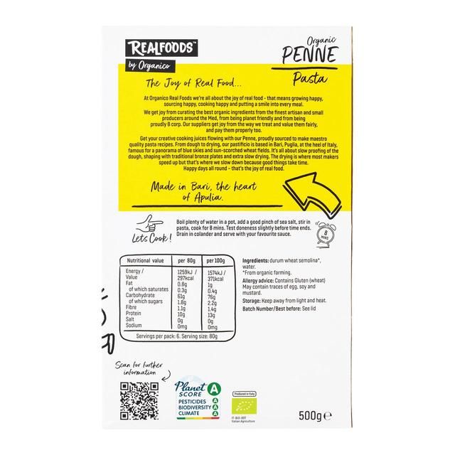 Organico Organic Penne 500g