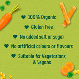 Organix Carrot Organic Stix 10 mths+ Multipack 4 x 15g