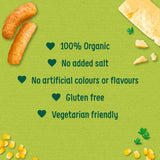 Organix Cheese & Herb Orgnic Puffs 10 mths+ Multipack 4 x 15g