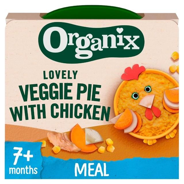 Organix Chicken & Vegetable Pie Baby Food 7 months 130g