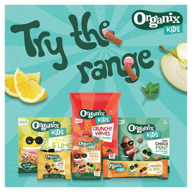 Organix KIDS Crazy Choco Orange Mini Organic Flapjack Bites 4 x 23g