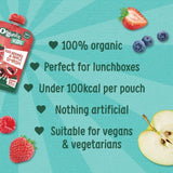 Organix KIDS Red Berries & Apple Smash Pouch 100g