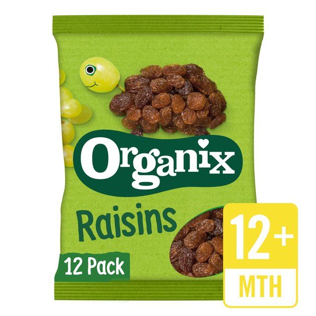 Organix Mini Organic Raisin Boxes Toddler & KidsMultipack 168g