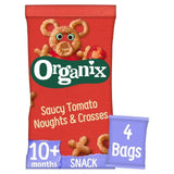 Organix Saucy Tomato Organic Noughts & Crosses 10 mths+ Multipack 4 x 15g