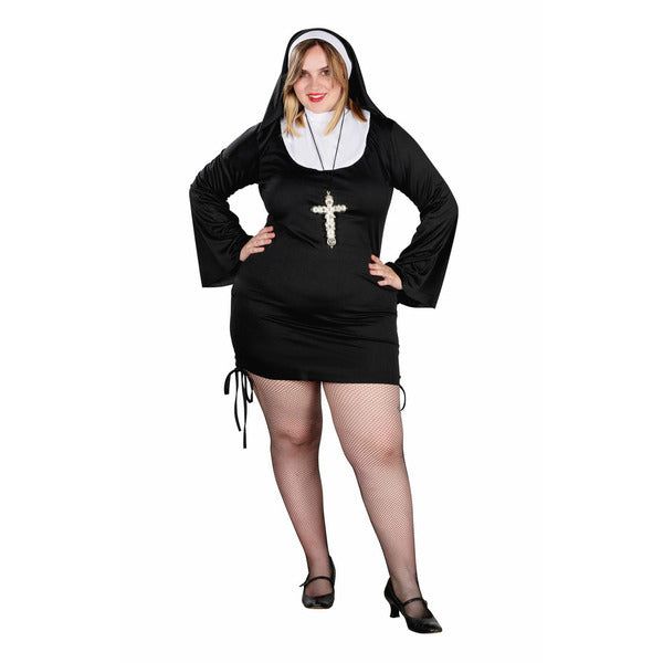 Orion Costumes Adult Plus Size Sexy Nun Plus 3XL