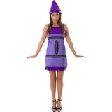 Orion Costumes Womens Purple Crayon Fancy Dress Medium
