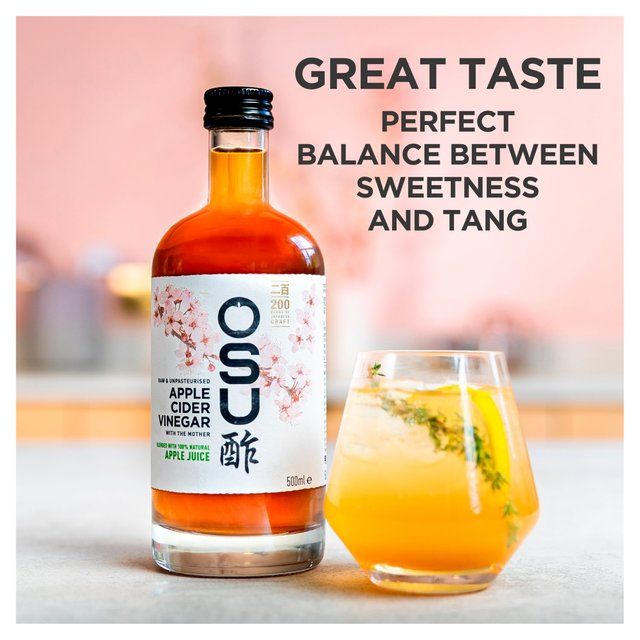 OSU Raw Apple Cider Vinegar with The Mother Apple Juice Blend 500ml