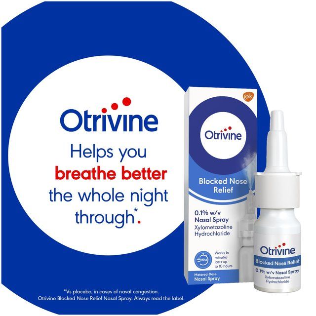 Otrivine Decongestant Adult Nasal Spray 10ml