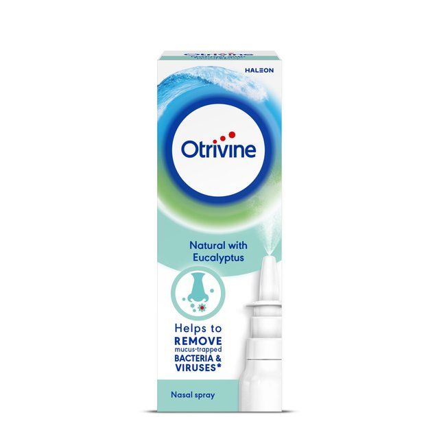 Otrivine Natural Nasal Spray With Eucalyptus Steroid Free & Vegan 20ml