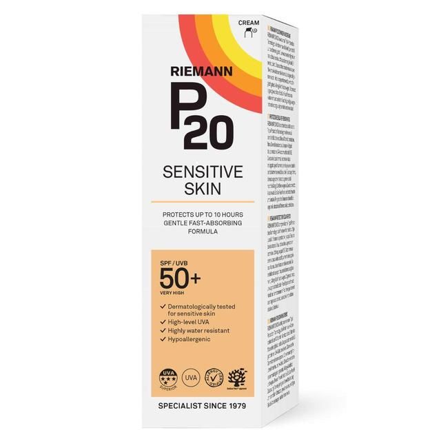 P20 Sensitive SPF 50+ Sun Cream 100ml