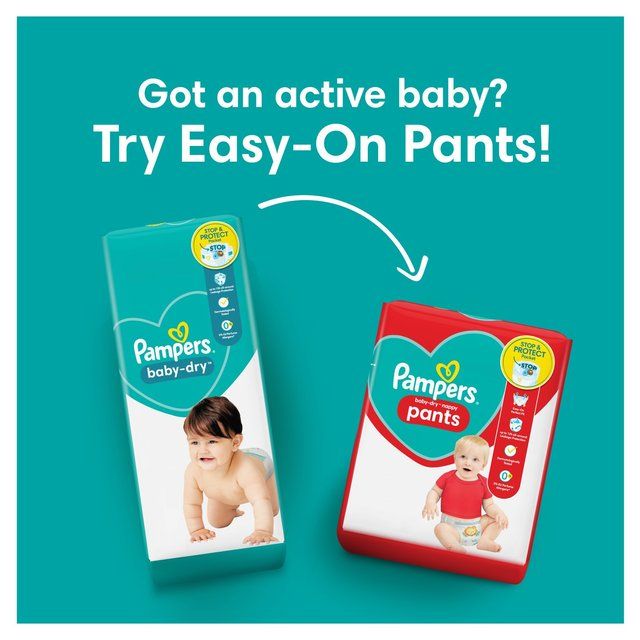 Pampers Baby-Dry Nappies Size 5+ (12-17kg) Essential Pack 35 per pack