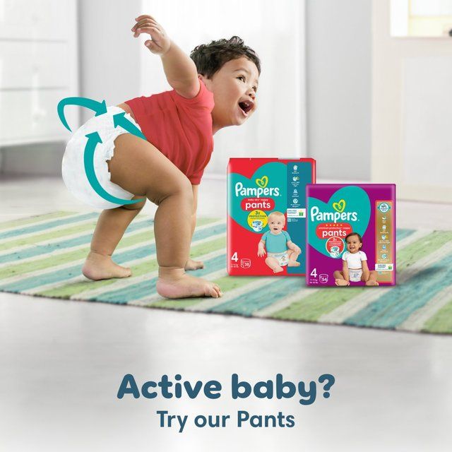 Pampers Baby-Dry Nappies Size 6 (13-18kg) Jumbo+ Pack 62 per pack