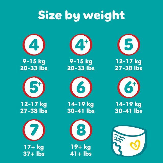 Pampers Baby-Dry Nappy Pants Size 7 (17kg+) Essential Pack 25 per pack