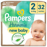 Pampers Harmonie Nappies Size 2 Essential Pack 32 per pack