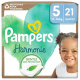 Pampers Harmonie Nappies Size 5 Essential Pack 21 per pack