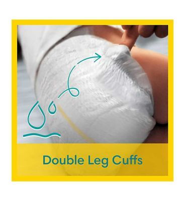 Pampers New Baby Size 2, 46 Newborn Nappies, 4kg-8kg, Essential Pack