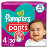 Pampers Premium Protection Nappy Pants Size 4 (9-15kg) Essential Pack 30 per pack
