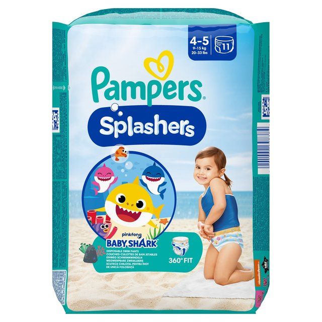 Pampers Splashers Swim Nappies Size 4-5 (9-15kg) 11 per pack