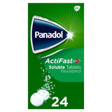 Panadol ActiFast Soluble Paracetamol Painkillers 500mg 24 Tablets 24 per pack