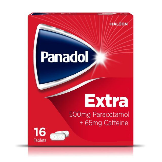 Panadol Extra Advance 500mg Paracetamol Caffeine Pain Relief Tablets 16 per pack