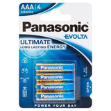 Panasonic Evolta AAA Batteries Alkaline 4 per pack