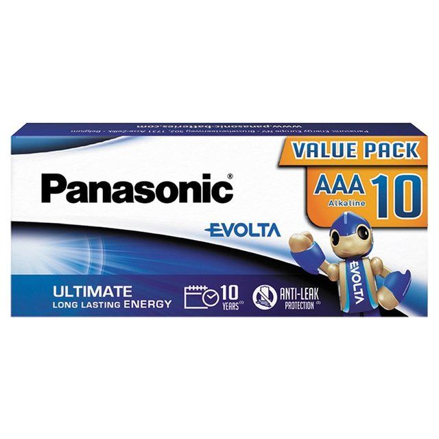 Panasonic Evolta AAA Batteries Alkaline Carton Box 10 per pack