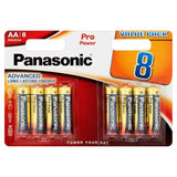 Panasonic Pro Power AA Batteries Alkaline 8 per pack