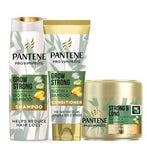 Pantene Grow Strong Shampoo And Conditioner Set with Hair Mask, With Biotin Bundle
