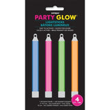 Party Glow 10cm Light Sticks 4 per pack