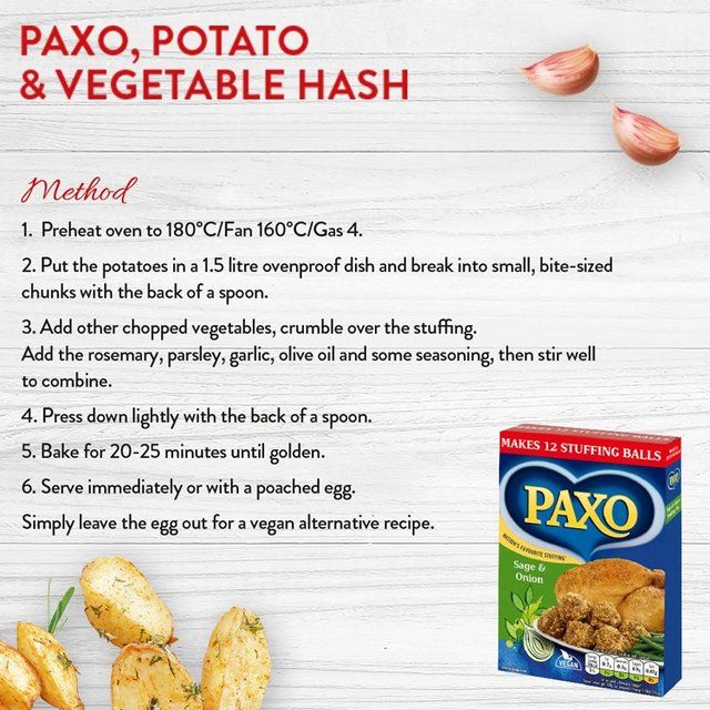 Paxo Sage & Onion Stuffing Mix 170g