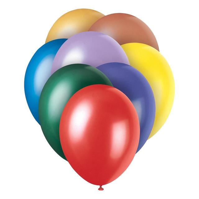 Pearl Assorted 30cm Party Balloons 8 per pack