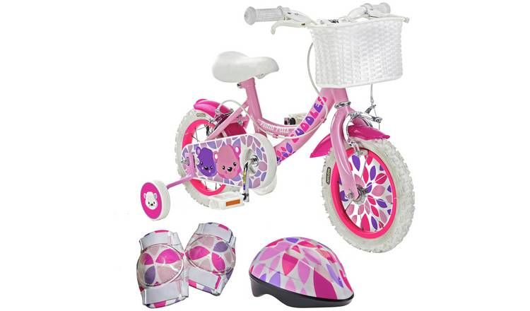 Pedal Pals Cuddles 12 inch Kids Bike, Helmet and Knee Pads