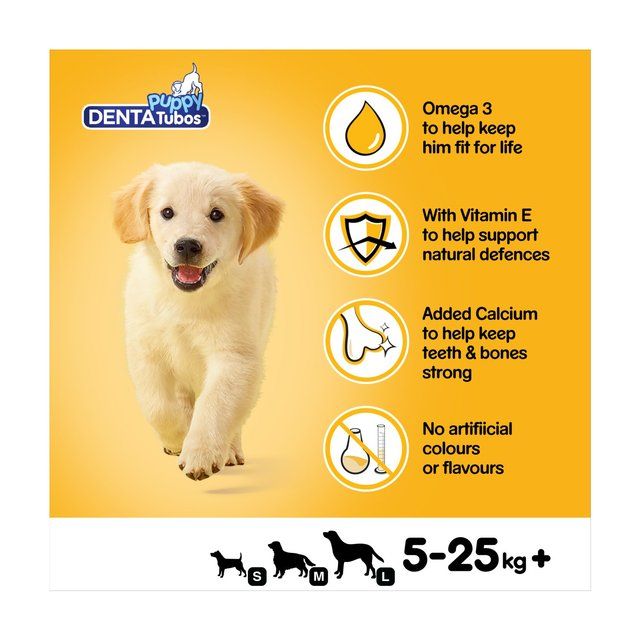 Pedigree Denta Tubo Puppy Dog Dental Treats 3 x 24g