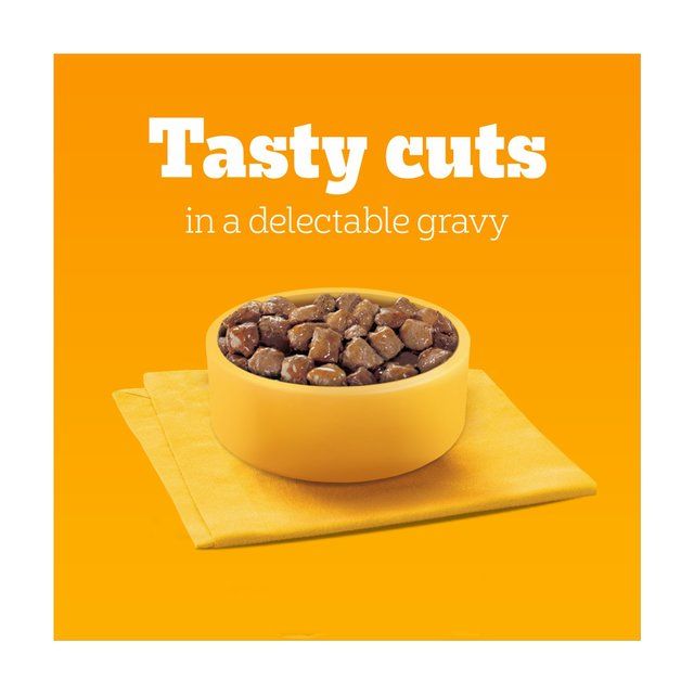 Pedigree Wet Dog Food Pouches with Beef Liver and Vegetables in Gravy 12 x 100g