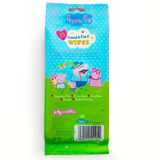 Peppa Pig Hand & Face Wet Wipes Multipack 3 per pack