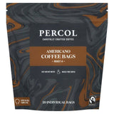 Percol Americano Fairtrade Coffee Bags 20 Pack 160g