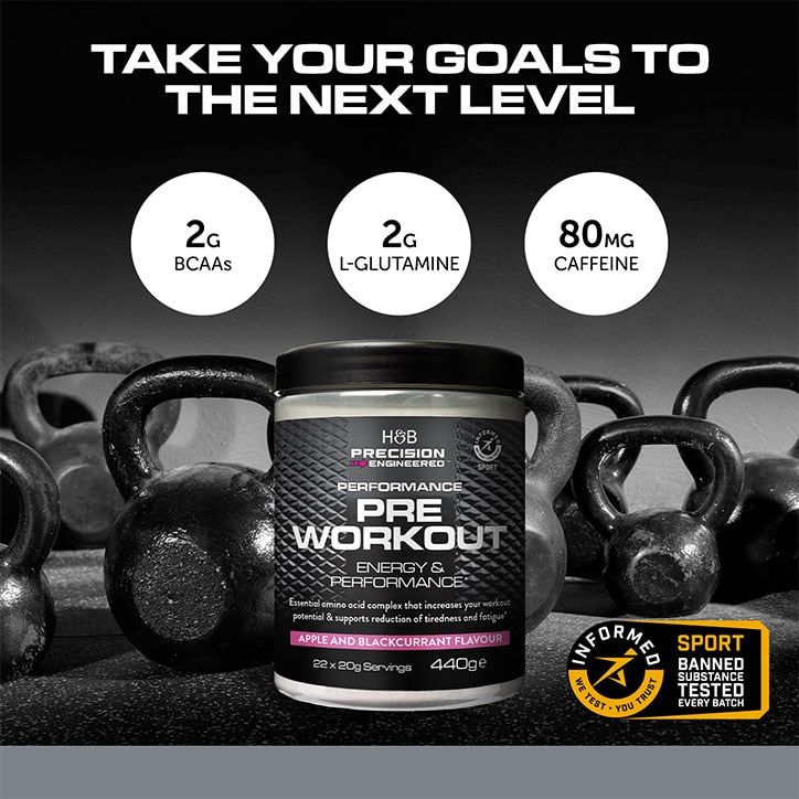 Performance Pre Workout Apple & Blackcurrant 440g