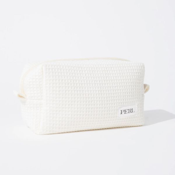 PERL Cosmetics Waffle Cosmetics Bag
