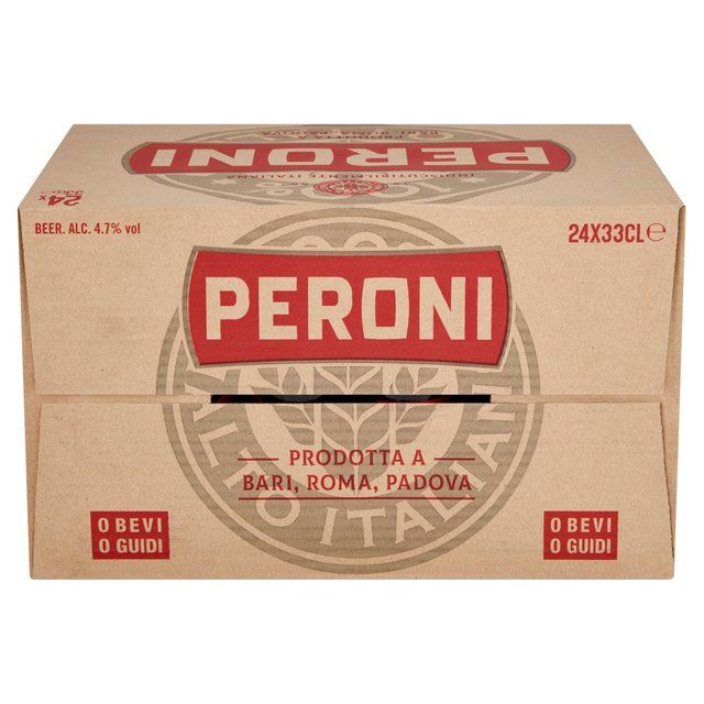 Peroni Red Beer Lager Bottles 24 x 330ml