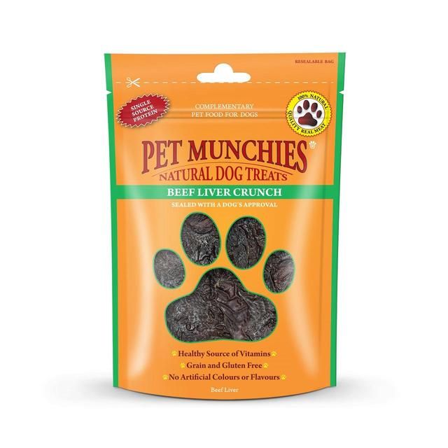 Pet Munchies Beef Liver Crunch Dog Treat 90g