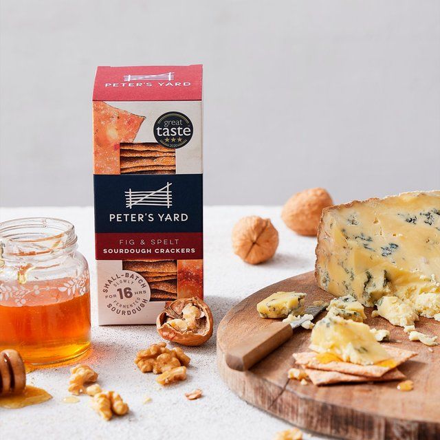 Peter's Yard Fig Sourdough Crackers 100g