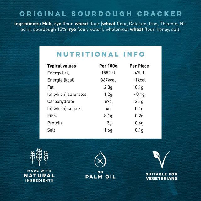 Peter's Yard Original Sourdough Crackers Twin Pack 2 x 90g