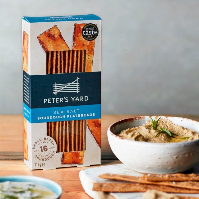 Peter's Yard Sea Salt Sourdough Flatbreads 115g