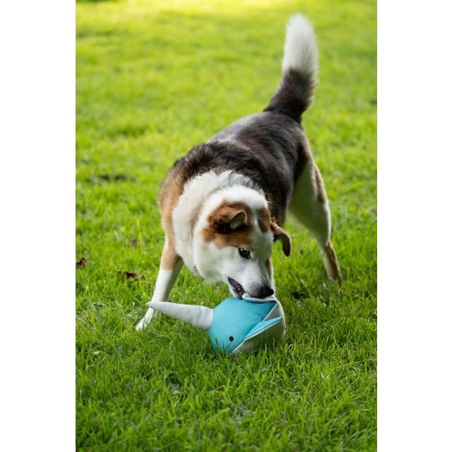 Petface Planet Ocean Cycle Niya Narwhal Plush Dog Toy