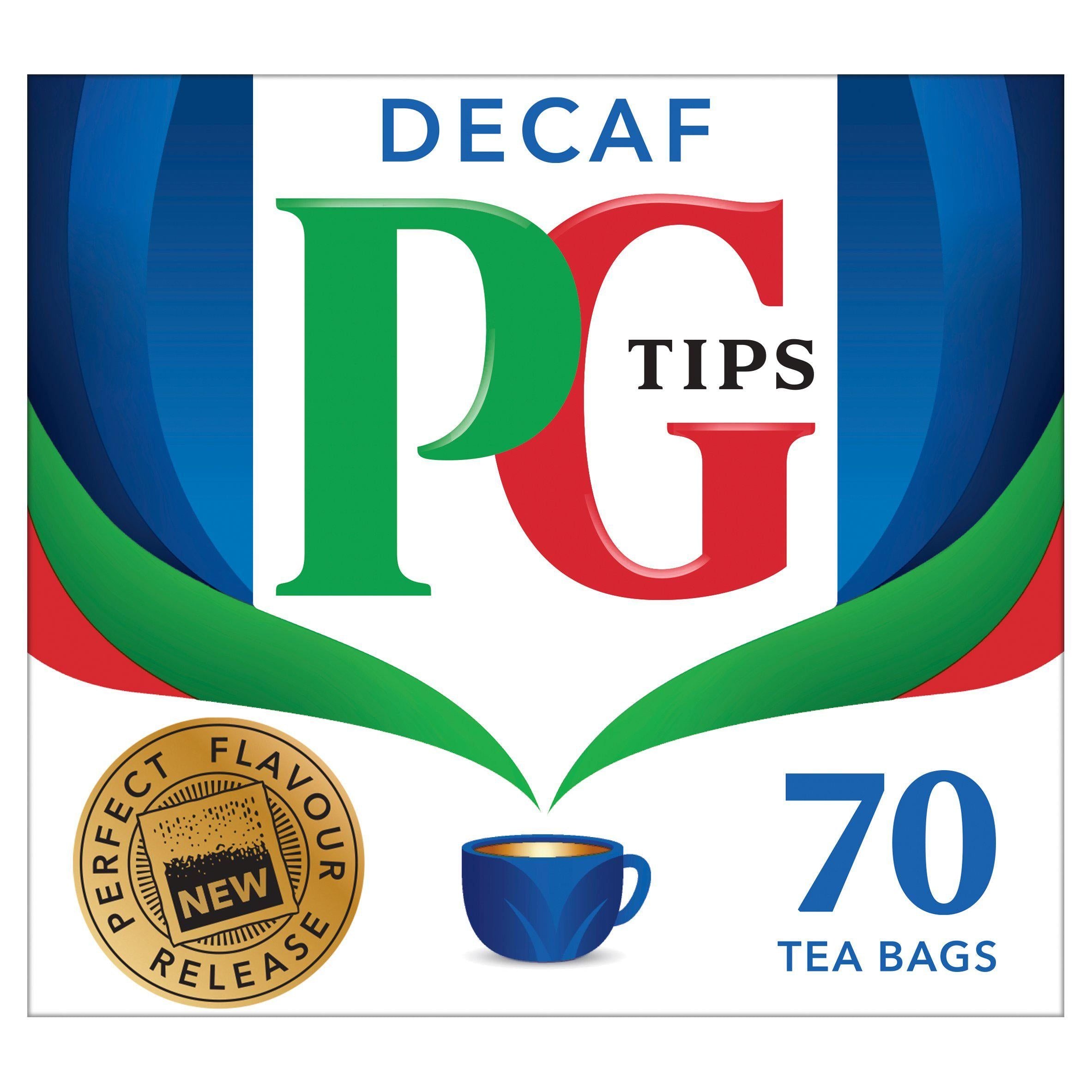PG Tips Decaf Black Decaffeinated Tea Bags x70