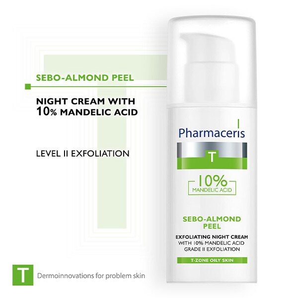 Pharmaceris T Sebo Almond Peel 10% Night Cream