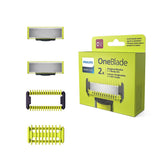 Philips OneBlade Replacement Blades for Face & Body, 2 Pack - QP620/50